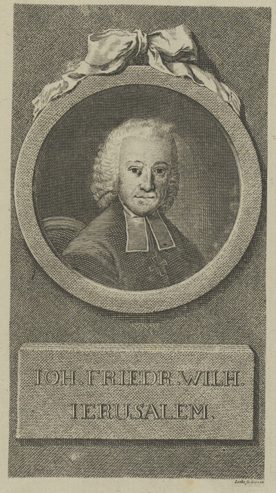 Portrait of Johann Friedrich Wilhelm Jerusalem