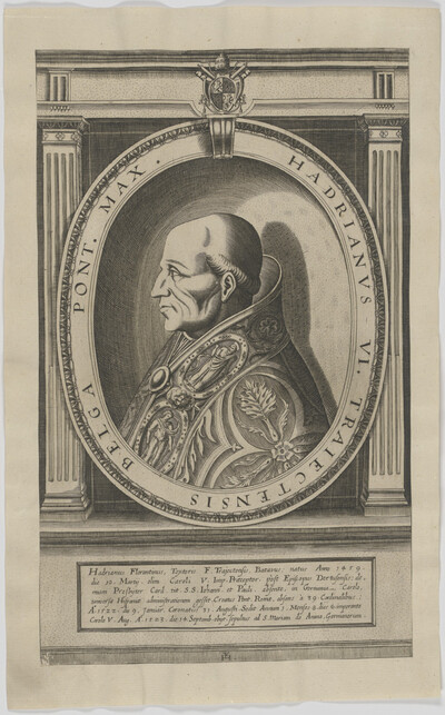 Bildnis von Papst Hadrianus VI.
