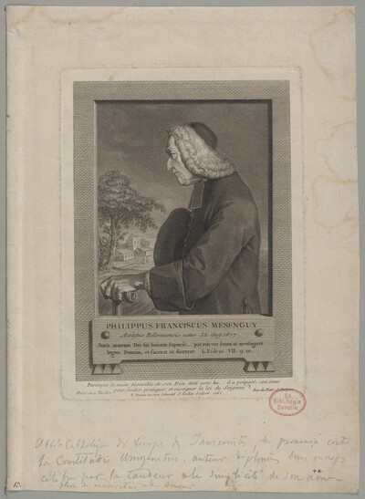 Portrait of Philip Franciscus Mesenguy