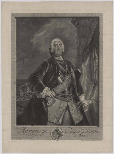 Portrait of August III, Roy de Pologne