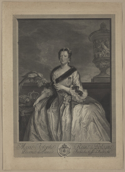 Portrait of Maria Josepha, Queen of Poland