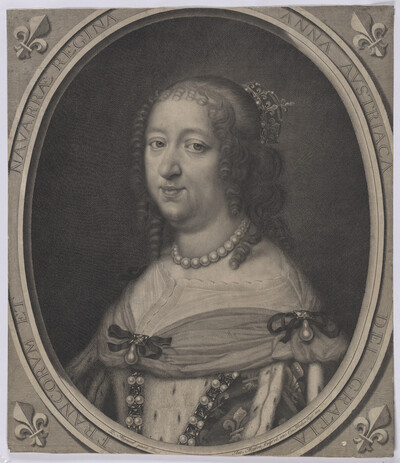 Portrait of Anna Avstriaca, Queen of France