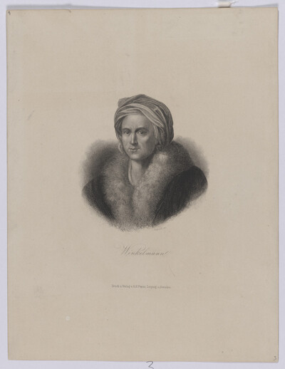 Portrait of Johann Joachim Winckelmann