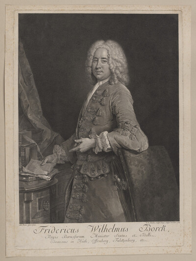 Portrait of Friedricus Wilhelmus Borck
