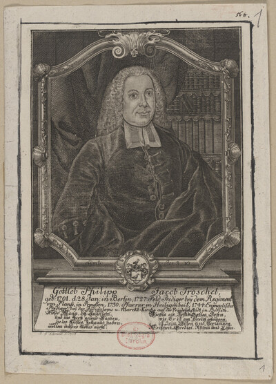 Portrait of Philipp Jakob Troschel