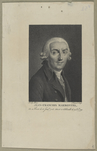 Portrait of Jean-François Marmontel