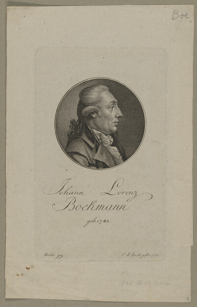 Portrait of Johann Lorenz Böckmann