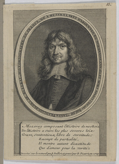 Portrait of Francois Eudes de Mezeray
