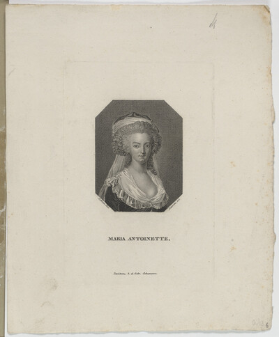 Portrait of Marie Antoinette, Queen of France