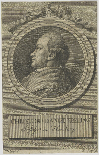 Portrait of Christoph Daniel Ebeling