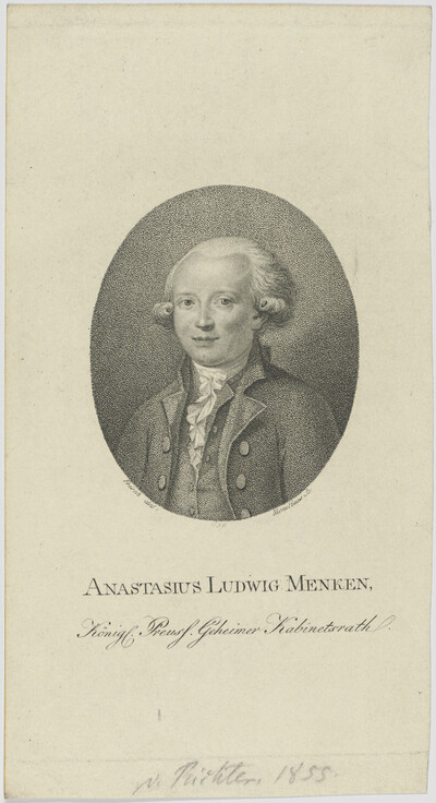 Portrait of Anastasius Ludwig Menken