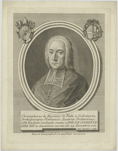 Portrait of Christophorus de Migazzis