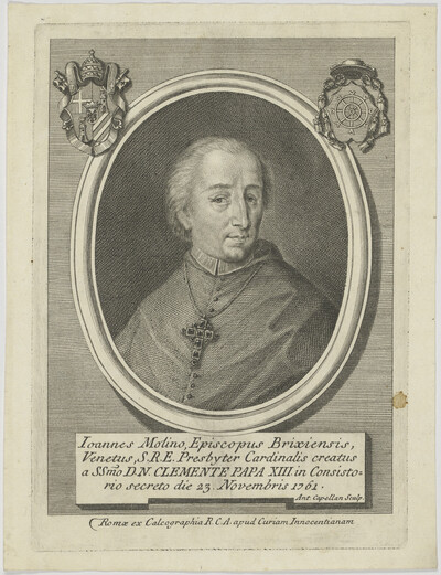 Portrait of Ioannes Molino, Episcopus Brixiensis