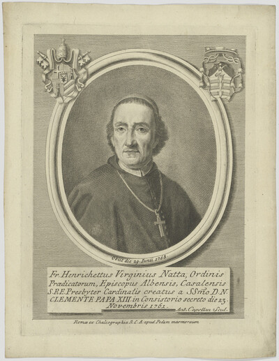 Portrait of Henrichettus Virginius Natta