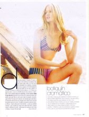 Editorial page from Vogue Belleza(ES), 052007