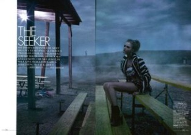 Editorial page from Elle USA, 0312