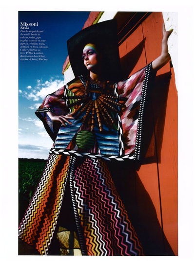 Archivio Missoni - Editorial page from VOGUE PARIS, France