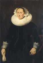 Portret van een vrouw, mogelijk Lucia (van) Siccama (1602-1675)