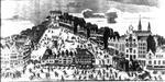 Gevecht te 's Hertogenbosch op de markt tussen de burgerij en het schermersgilde 1 juli 1579