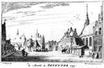 De markt te Seventer 1745