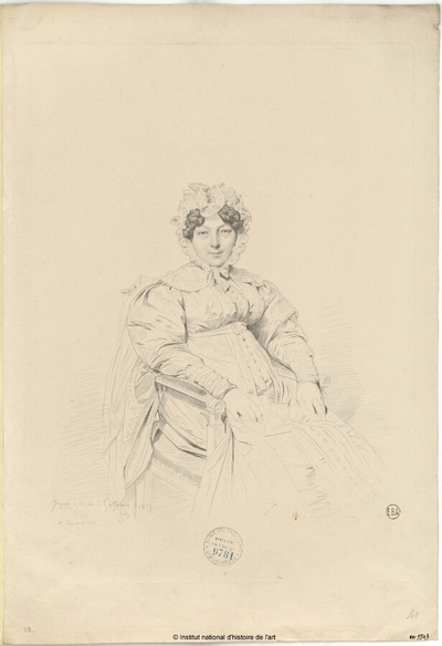 Ingres à son ami E. Gatteaux fils, 1825Ingres à son ami E. Gatteaux fils, 1825 : (portrait)