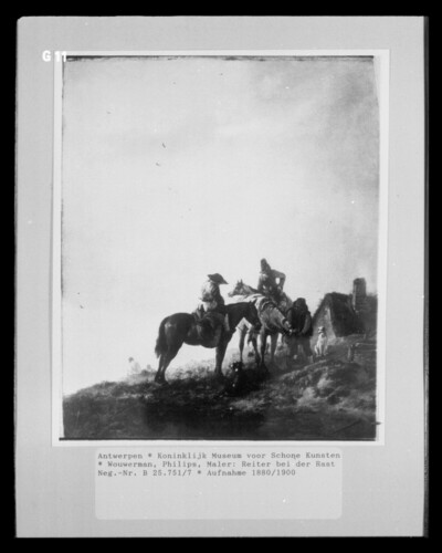 Horseman at the rest