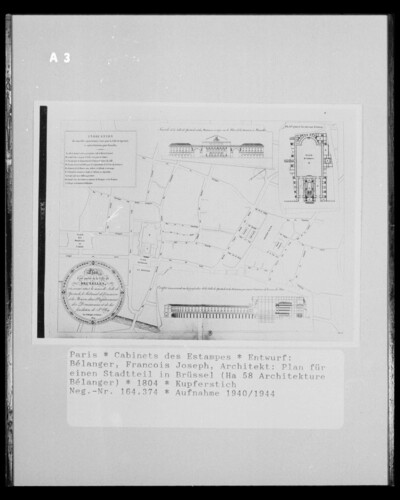 Plan for a district in Brussels (Ha 58 architecture Bélanger)