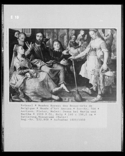 Jesus near Mary and Martha
