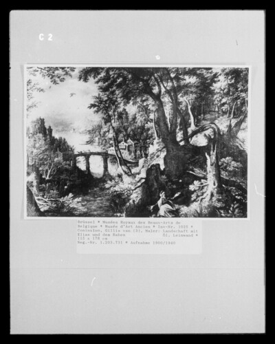 Landscape with Elias and the Raven