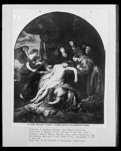 Christ dead on the knees of Mary