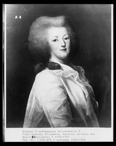 Portrait of Marie Auntoinette