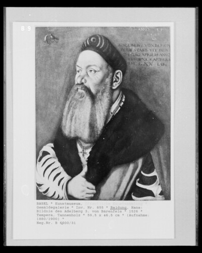 Portrait of Adelberg III of Bärenfels