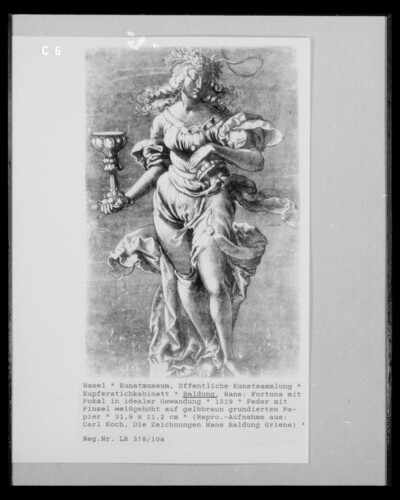 Fortuna with trophy in ideal shape