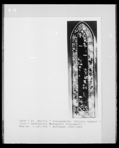 Südfenster: Geburt Christi