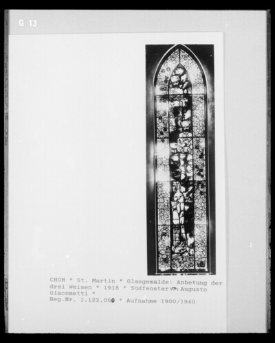 Southern Window: Adoration of the Three Holy Magi
