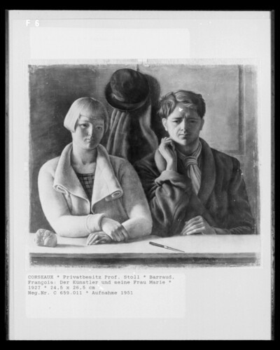 Der Künstler und seine Frau Marie