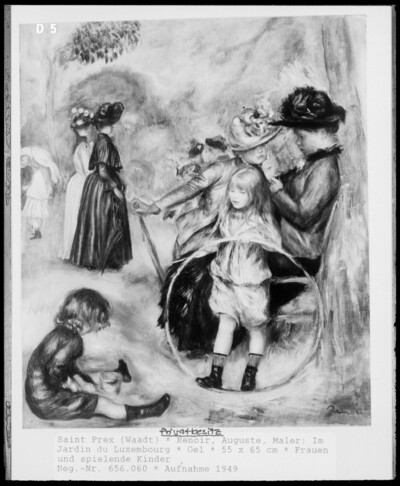 Women and children playing