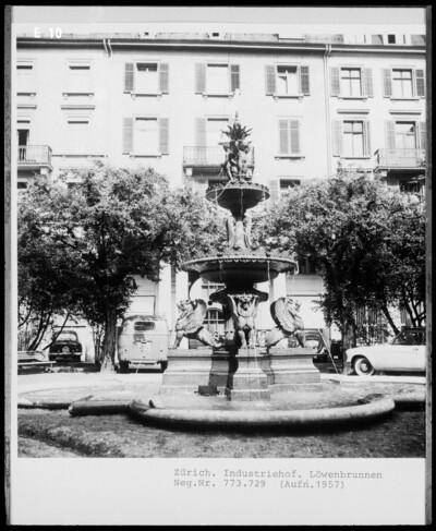 Löwenbrunnen am Industriehof