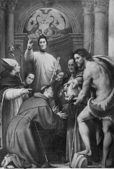 Lorenzo Giustinian with saints