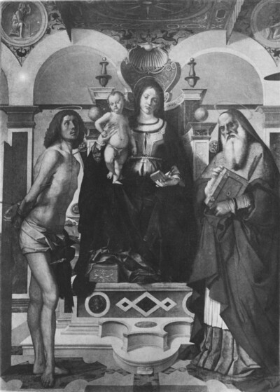 Throne Madonna with Saints