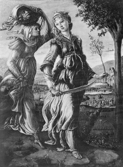 Judith with the head of the Holofernes
