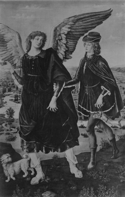 Archangel Raphael with young Tobias