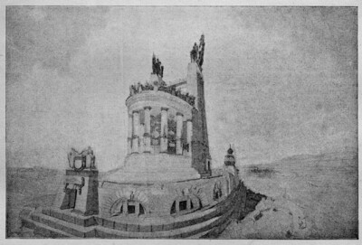 Völkerschlachtdenkmal (Rückansicht)