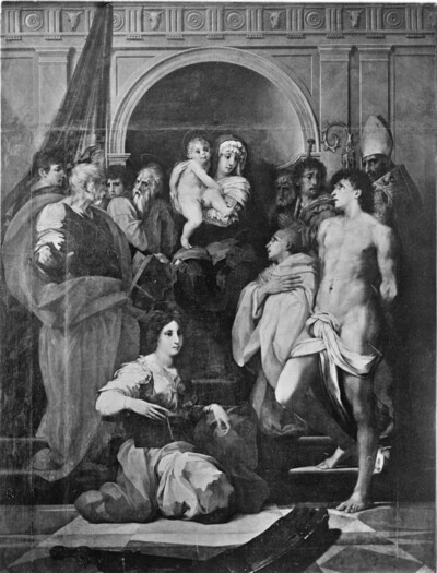 Throne Madonna with Saints