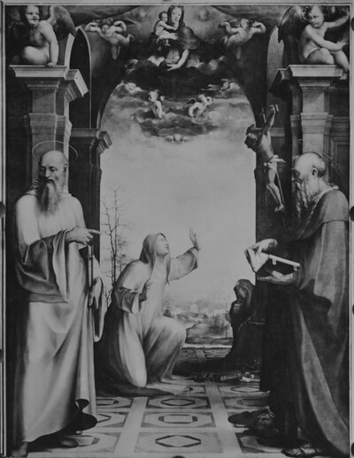 Saint Catherine receiving the wounds