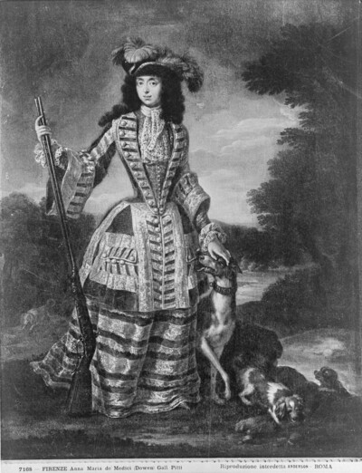 Portrait of Anna Maria de 'Medici in hunting costume