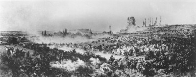 Großer französischer Kavallerieangriff in der Schlacht bei Sedan 1870