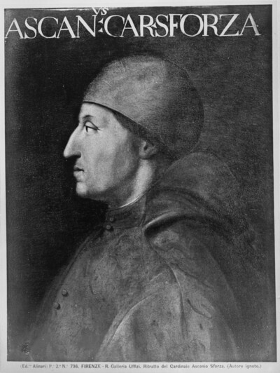 Portrait of Cardinal Ascanio Sforza, 1455-1505
