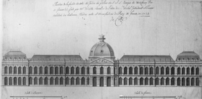 Würzburg, residence, garden side, elevation