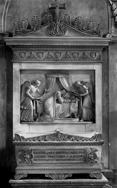 Headstone of Princess Josepha Carolina Maximiliana of Bavaria, died 1821